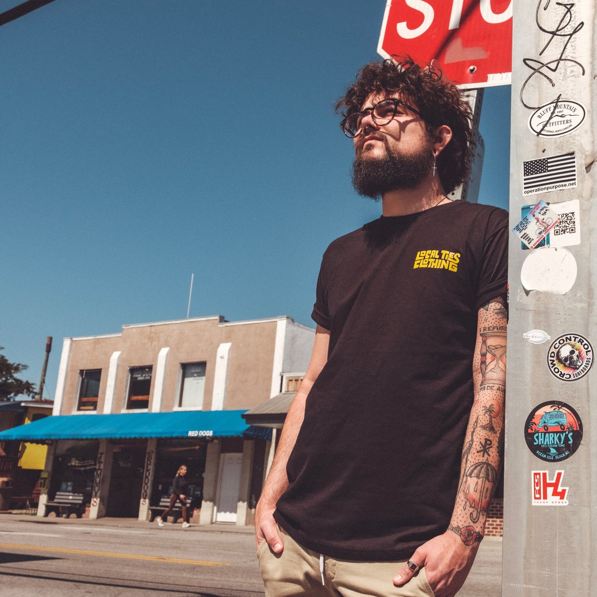 Live Simply Tee (Black) - Local Ties Clothing